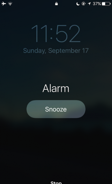 苹果闹钟会一直响吗
