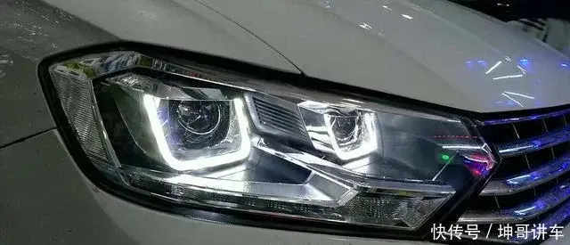 汽车卤素灯改led灯能年审吗