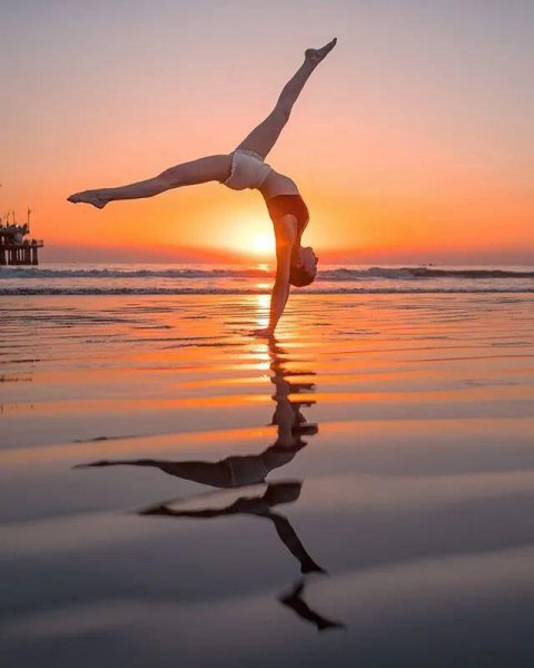 练瑜伽容貌变化对比照