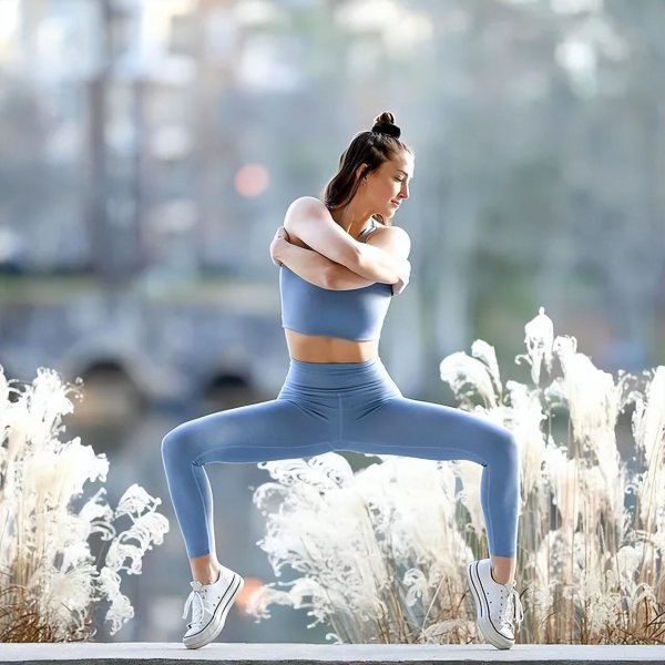 练瑜伽容貌变化对比照