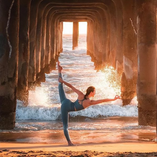 练瑜伽容貌变化对比照