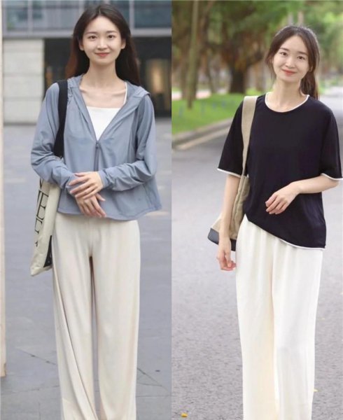 杏色裤子配什么颜色上衣