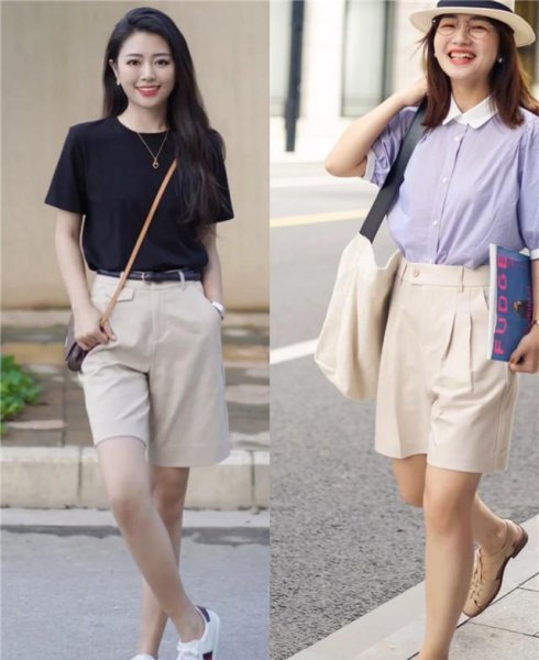 杏色裤子配什么颜色上衣