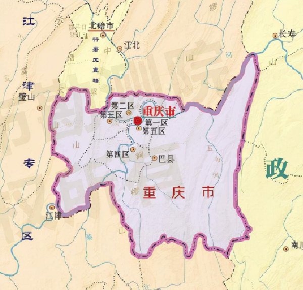 重庆在哪个省份的