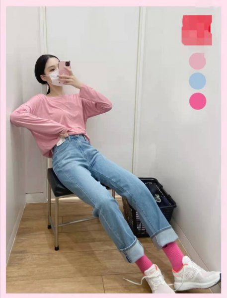 粉色衣服怎么搭配裤子图片