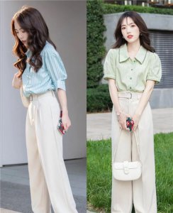 杏色裤子配什么颜色上衣 杏色奶奶裤的时尚潮流穿搭指南