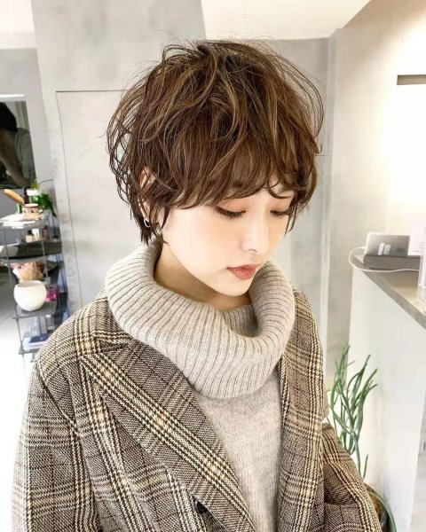 头发少的女生适合什么发型图片