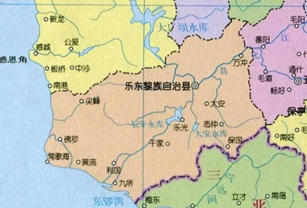 海南省乐东县属于哪个市