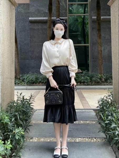 黑色裙子穿什么鞋好看