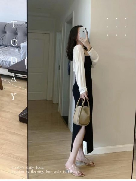 黑色裙子穿什么鞋好看