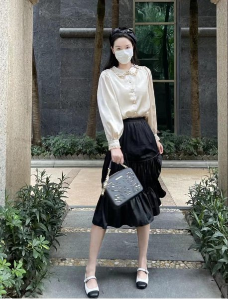 黑色裙子穿什么鞋好看