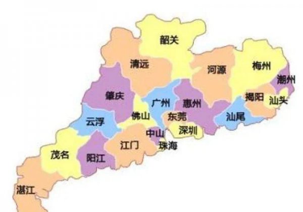 广东城市排名