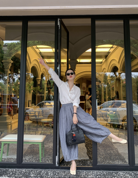 灯笼裤配什么上衣好看