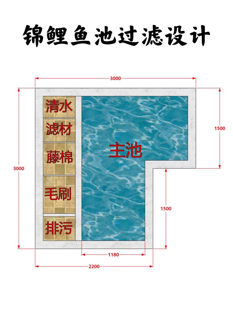 鱼池循环水系统图纸(锦鲤池循环水五仓结构要点与过滤建议) 鱼池循环水系统图纸(锦鲤池循环水五仓结构要点与过滤建议)