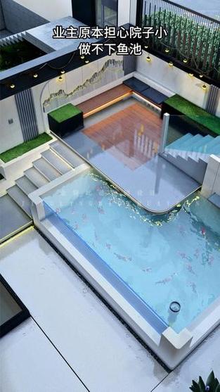 市场两面玻璃水泥鱼池：生态观赏与水质监控可追溯材料