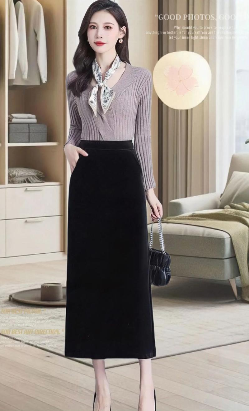 长款包臀裙配什么上衣好看图片（正式到日常的多场景穿搭指南）