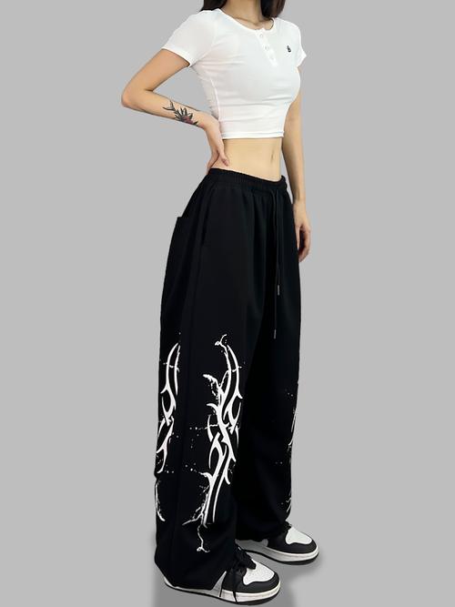 黑色运动裤适合跳舞吗(高腰塑形透气弹力,日常混搭也显气质)