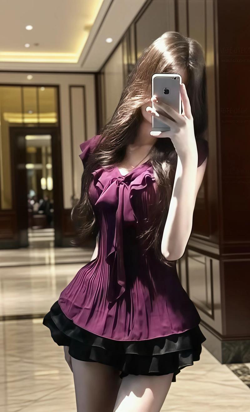 紫色配黑色裙子好看吗（日常到正式的层次感）