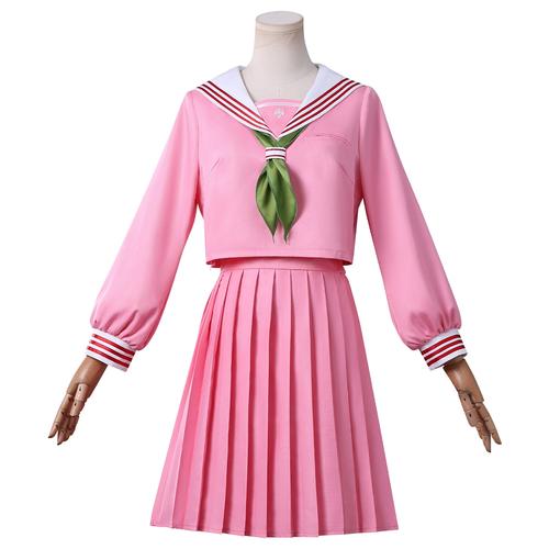 粉色jk短裙搭配白色连裤袜（粉色短裙搭配白色连裤袜，甜美清新街头风穿搭要点）