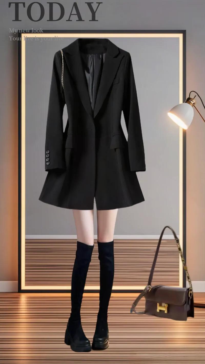 黑色西服女搭配什么内衬洋气(层次内搭正式和休闲混搭要点)