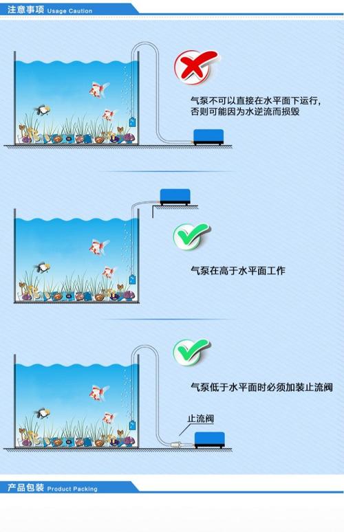 鱼缸增氧泵怎么用(放高于水面定时运转定期清洗) 鱼缸增氧泵怎么用(放高于水面定时运转定期清洗)