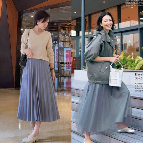 成熟日本女性穿衣搭配(静自信低调线条与低饱和色) 成熟日本女性穿衣搭配(静自信低调线条与低饱和色)