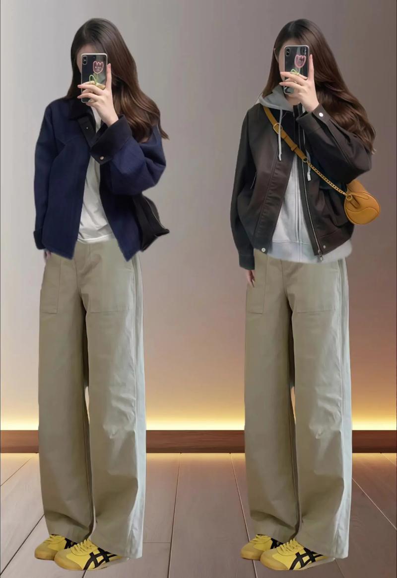 宽松衣服配什么裤子好看（从腰线入手，选高腰锥形裤平衡身材）