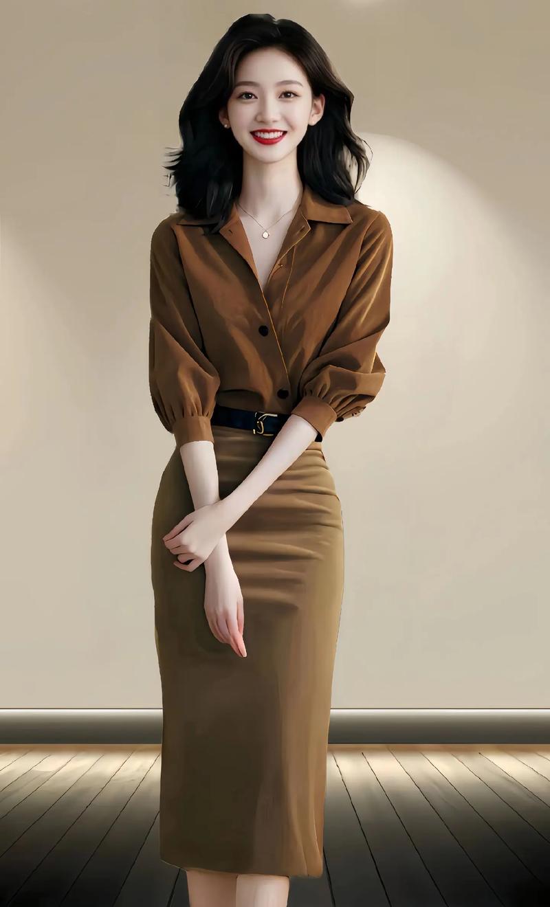 咖色半身裙配什么上衣（咖色半身裙五路搭配思路春夏秋冬版）