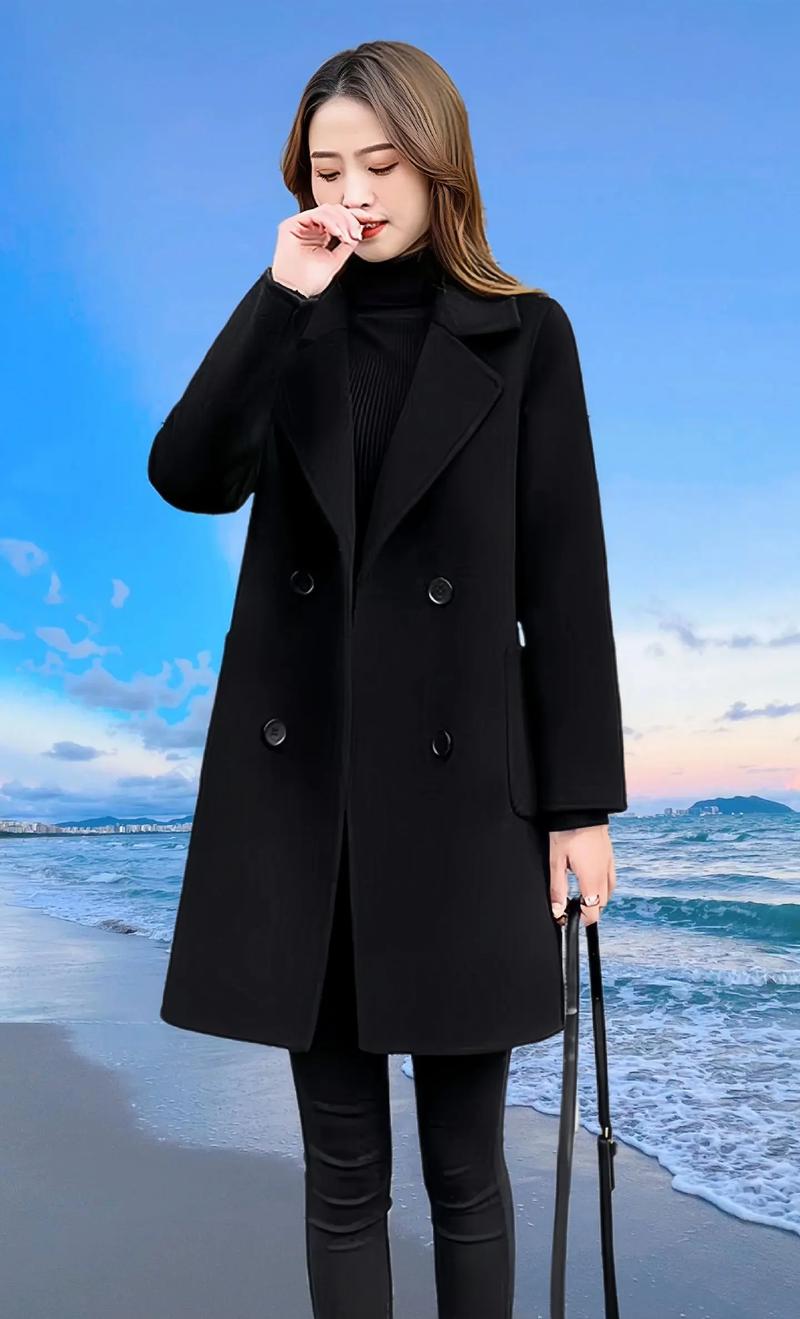 黑色风衣适合什么人穿(黑色风衣秋冬搭配指南短款收腰版型配饰日常正式晚宴皆宜)