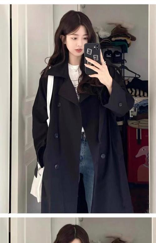 黑色风衣搭配图片(层次感与质感提升自信从容)