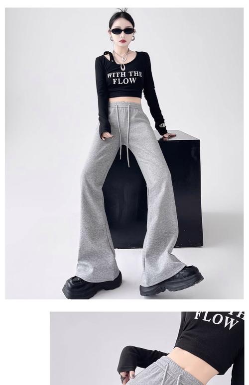 浅灰色运动裤怎么搭配（浅灰运动裤三路搭配显高显质感）