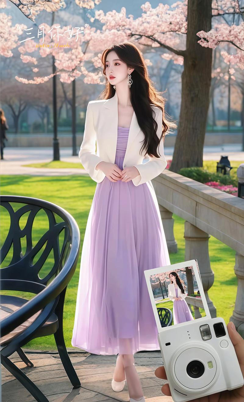 紫色裙子配什么大衣(紫色裙装搭大衣全攻略场合肤色与配色要点)