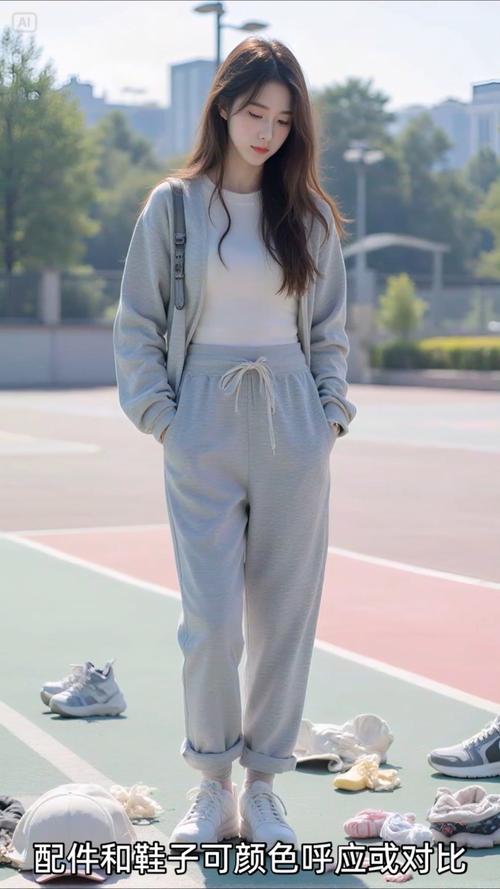 运动裤配上衣图片（国潮运动裤穿搭指南休闲到职场混搭）