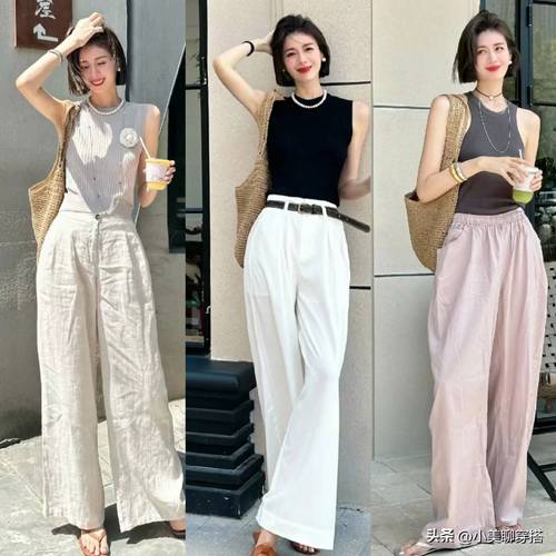 40一50女士阔腿裤搭配（舒适阔腿裤显瘦三场合搭配）