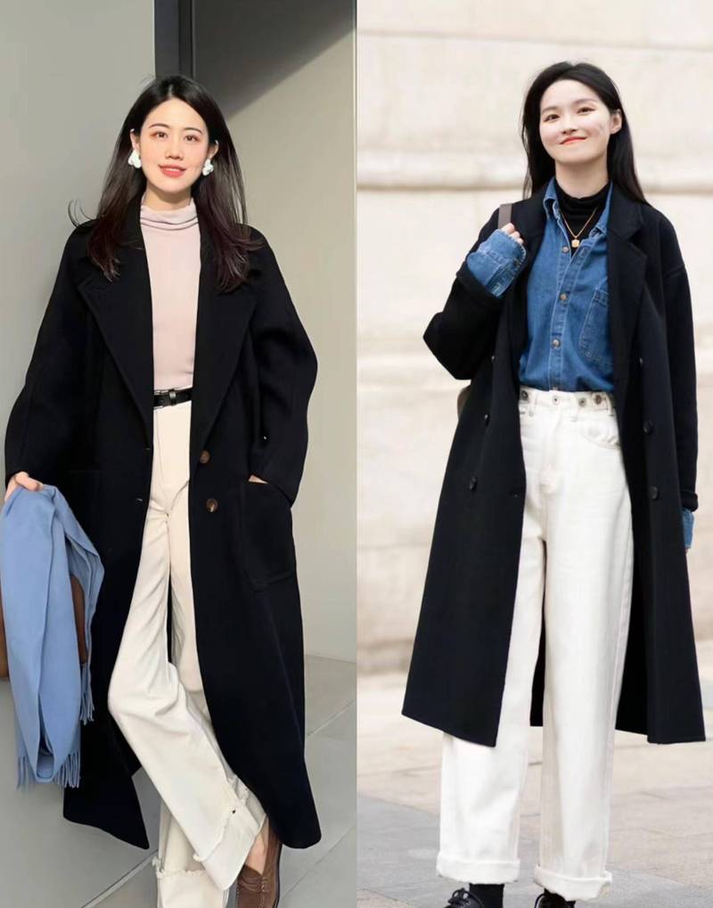 黑色外套建议搭配什么颜色裤子（黑色外套搭配裤子颜色全指南，职场休闲都能穿出高级感）