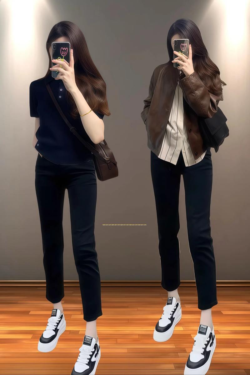 女士九分烟管裤搭配图片(九分烟管裤穿搭指南显瘦直线美冬日搭配) 女士九分烟管裤搭配图片(九分烟管裤穿搭指南显瘦直线美冬日搭配)