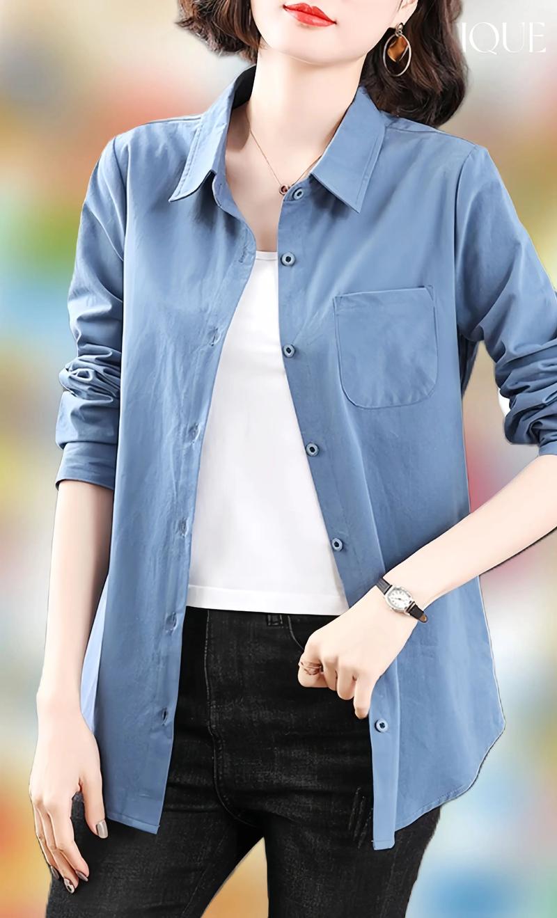 宽松衬衫搭配图片(春季宽松衬衫场景适配与材质搭配要点) 宽松衬衫搭配图片(春季宽松衬衫场景适配与材质搭配要点)