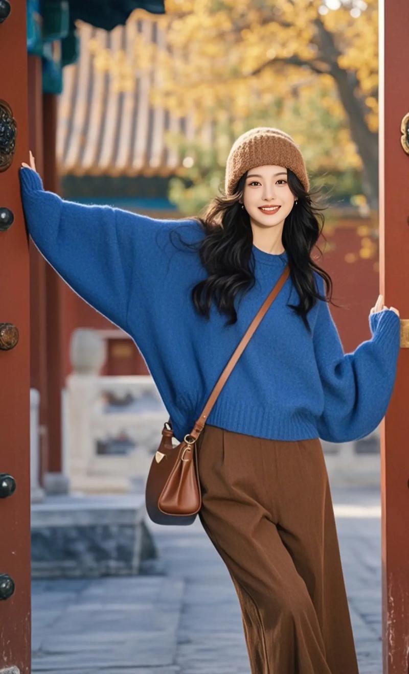 蓝色阔腿裤搭配上衣图片(藏蓝色阔腿裤穿搭指南显瘦百搭夏日白上衣秋冬层次感) 蓝色阔腿裤搭配上衣图片(藏蓝色阔腿裤穿搭指南显瘦百搭夏日白上衣秋冬层次感)