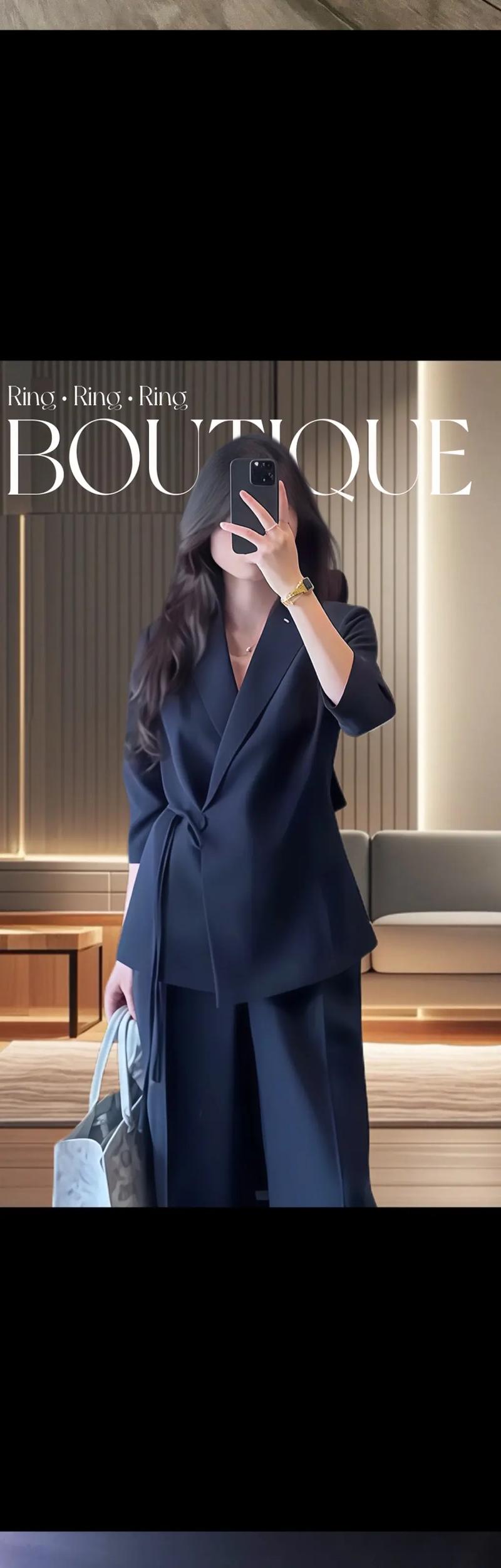 藏青色西裤配黑色西服（藏青西裤配黑西服穿搭，稳重有层次的商务休闲风）