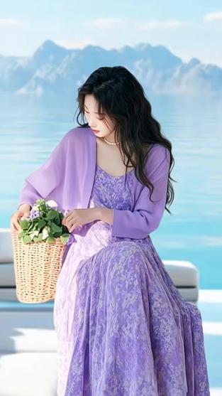 紫色裙子配啥外套(颜色质地与场合决定气质)