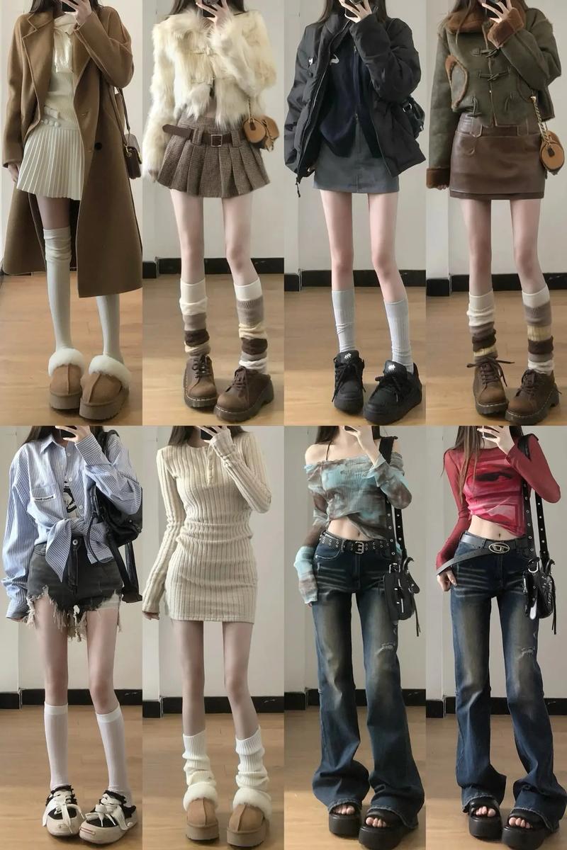 145小个子女生的穿搭（小个子显高秘诀高腰裤叠穿伞裙腰线搭配鞋跟）