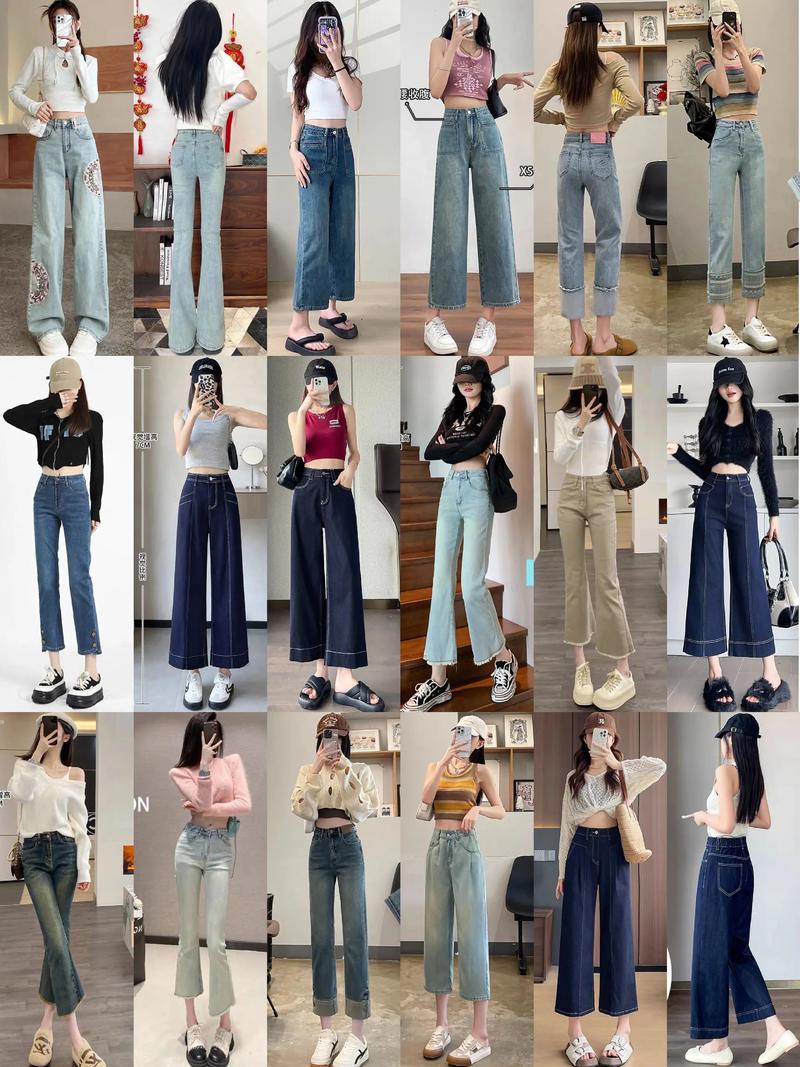 女式牛仔裤搭配图片(不同身材牛仔裤版型要点及日常搭配与配饰) 女式牛仔裤搭配图片(不同身材牛仔裤版型要点及日常搭配与配饰)