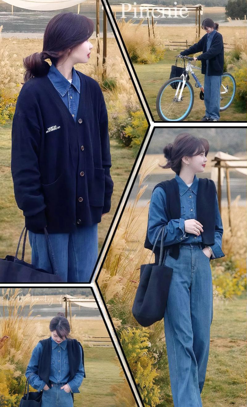 牛仔衬衫最佳搭配图片（叠穿层次，春夏更清新）