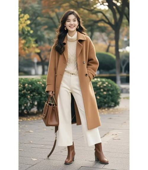 驼色大衣配什么颜色打底衫(驼色大衣穿搭打底衫颜色搭配与层次感)