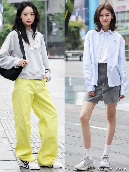 女人运动鞋搭配图片(腰线袜色鞋底细节打造日常气质) 女人运动鞋搭配图片(腰线袜色鞋底细节打造日常气质)