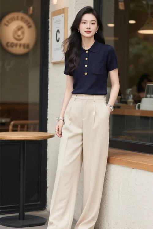 白色裤子配上衣图片女(同色系与对比色的日常与街头风) 白色裤子配上衣图片女(同色系与对比色的日常与街头风)