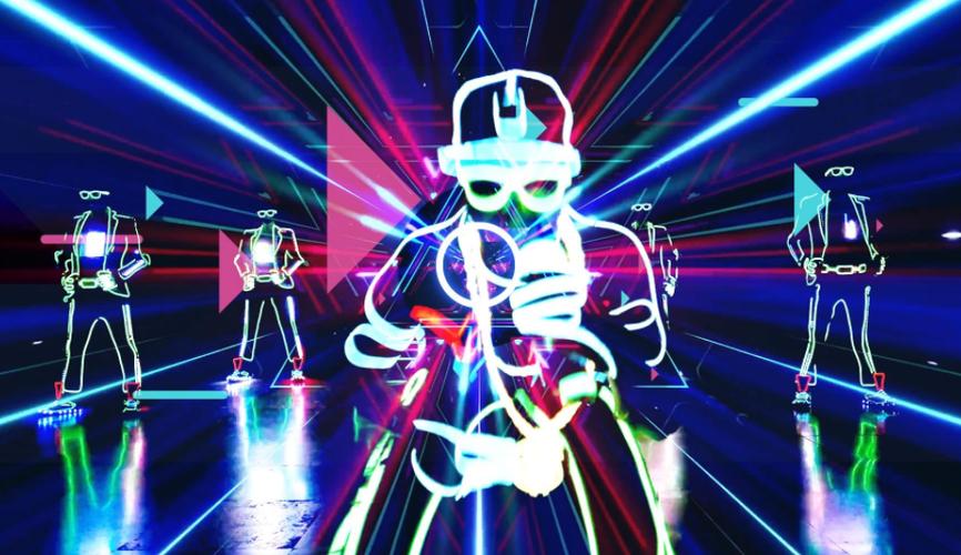 左手画个龙右手画彩虹什么歌（龙与彩虹夜店舞动让观众参与的极简隐喻）