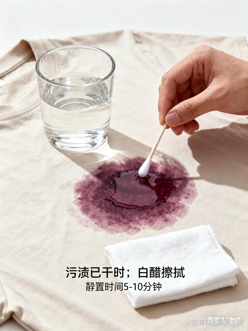 衣服上的杨梅汁怎么洗(杨梅汁渍新旧处理与酸性去渍测试要点)