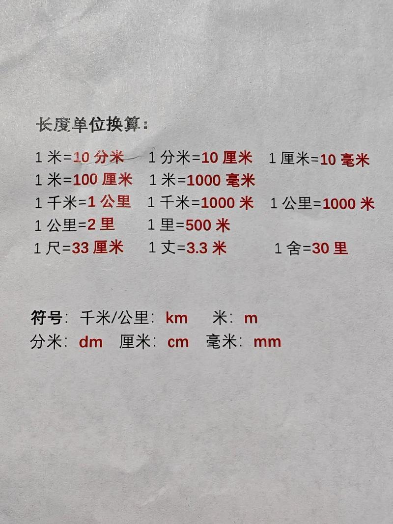 一分米等于多少厘米(分米厘米换算速记,裁缝装修也能快速估算)