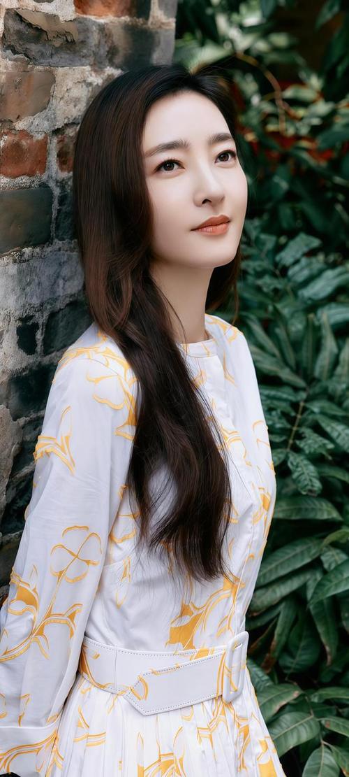 王丽坤图片（白毛衣浅蓝短裤展现草原江南美）